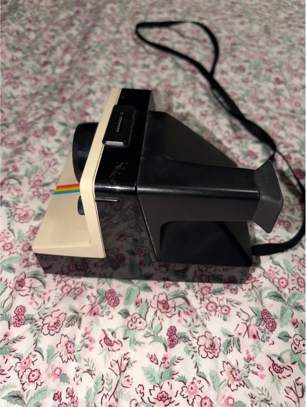 Vintage Polaroid OneStep SX-70 Land Camera Rainbow Stripe Instant Film Untested